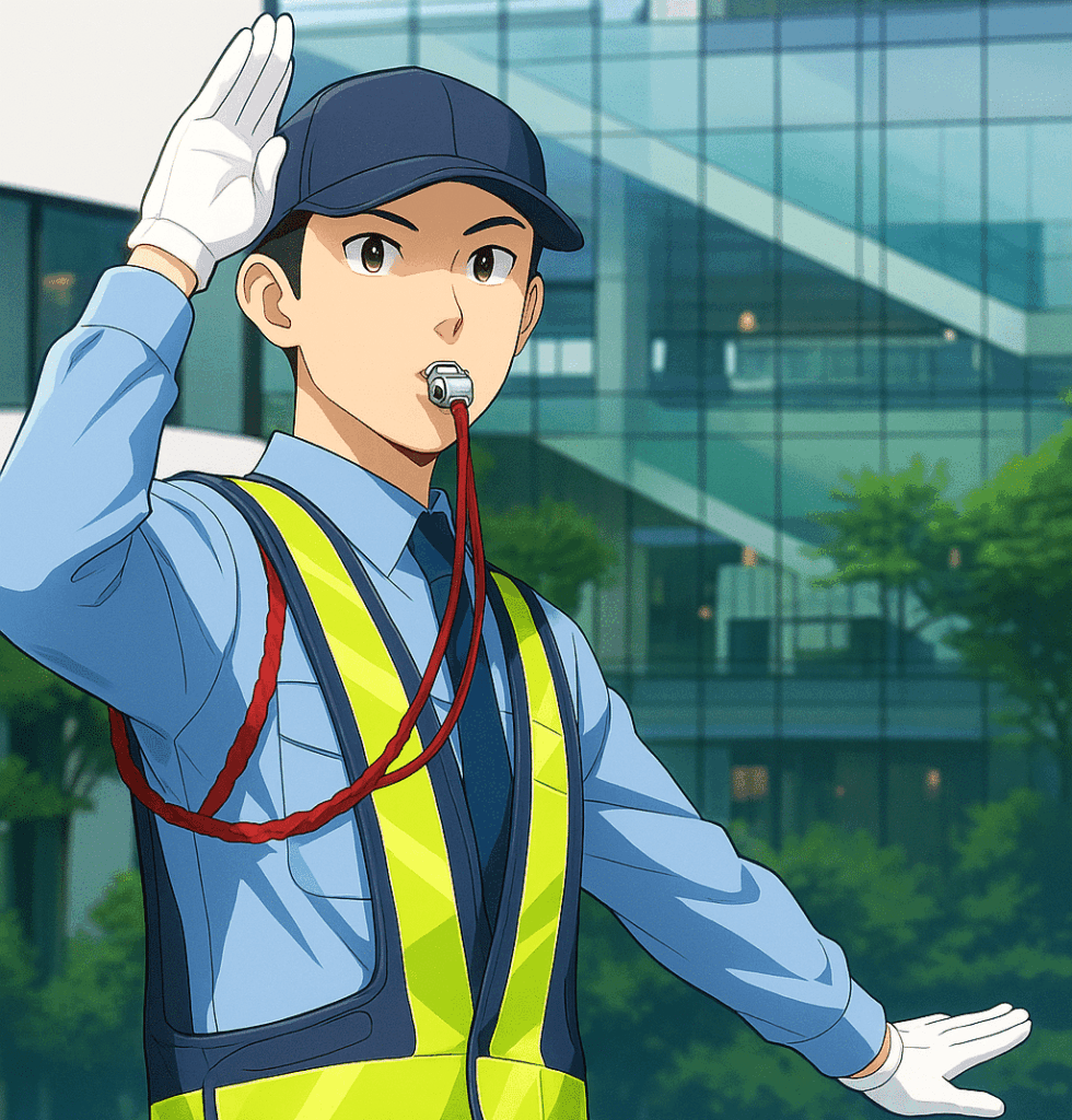 警備アニメ　日本人